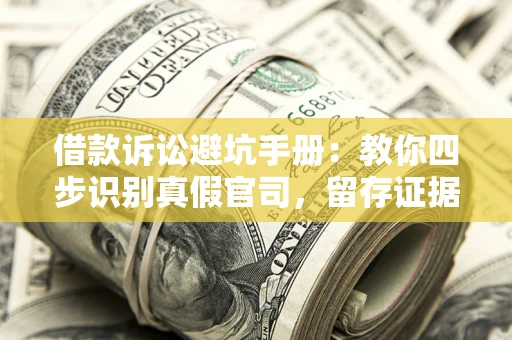 济南借款诉讼避坑手册：教你四步识别真假官司，留存证据不踩雷