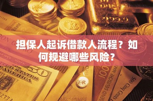 济南担保人起诉借款人流程？如何规避哪些风险？