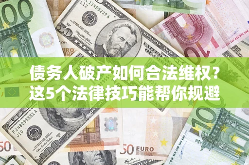 济南债务人破产如何合法维权？这5个法律技巧能帮你规避风险