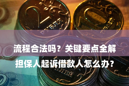 济南

担保人起诉借款人怎么办？流程合法吗？关键要点全解析