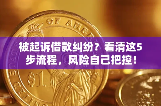 济南被起诉借款纠纷？看清这5步流程，风险自己把控！