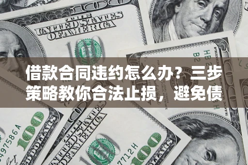 济南借款合同违约怎么办？三步策略教你合法止损，避免债务危机升级