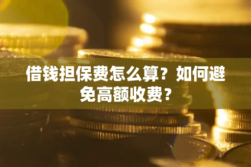 济南借钱担保费怎么算？如何避免高额收费？